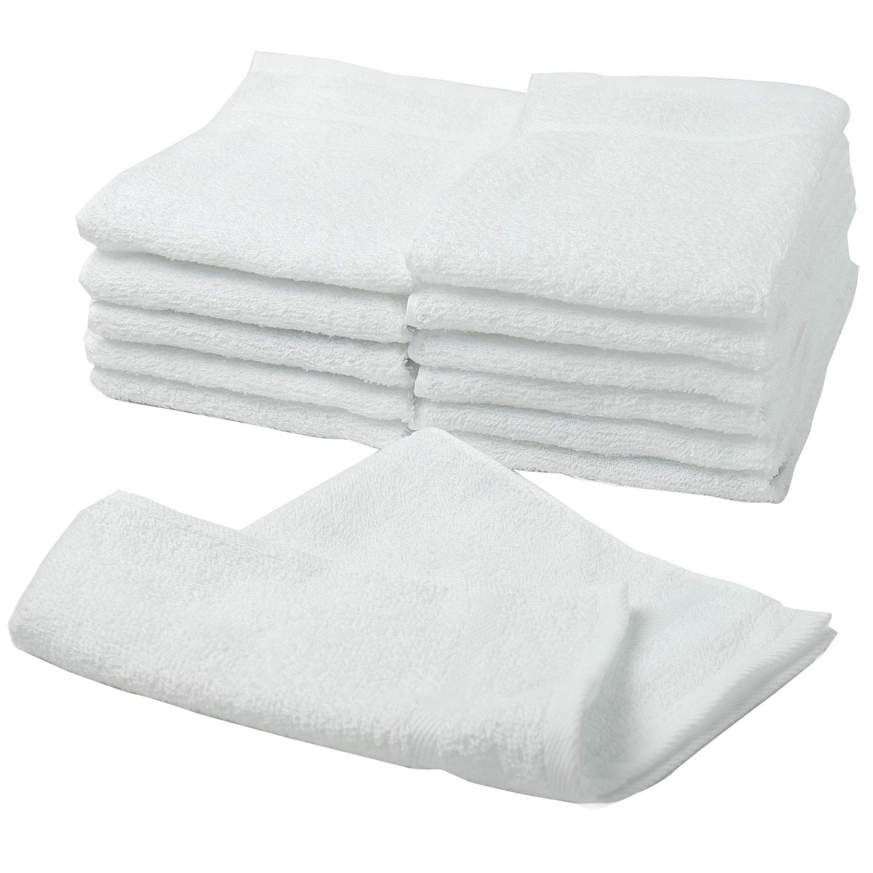 Photo 1 of ????? Muko Towel Oshibori Towel, Dishcloth, Senshu, Face Towel, Thin, Set of 12 Towels, White
