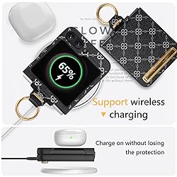 ATATOO for Samsung Galaxy Z Flip 5 Case with Ring