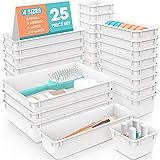 SpaceHacks 25 PCS Plastic Drawer Organizer