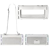 Shockproof Silicone Case Cover for Sony ULT Field 5 Speaker - Protective Skin Sleeve (Black/White) | Flexible & Durable