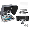 FPVtosky RC 2 Controller More Protector Kit for DJI Mini 4 Pro / Flip Accessories, Kit includes RC 2 Sun Hood Cover, RC 2 Lanyard, RC 2 Screen Protection x 2, DJI RC 2 Accessories, DJI Air 3 Accessories