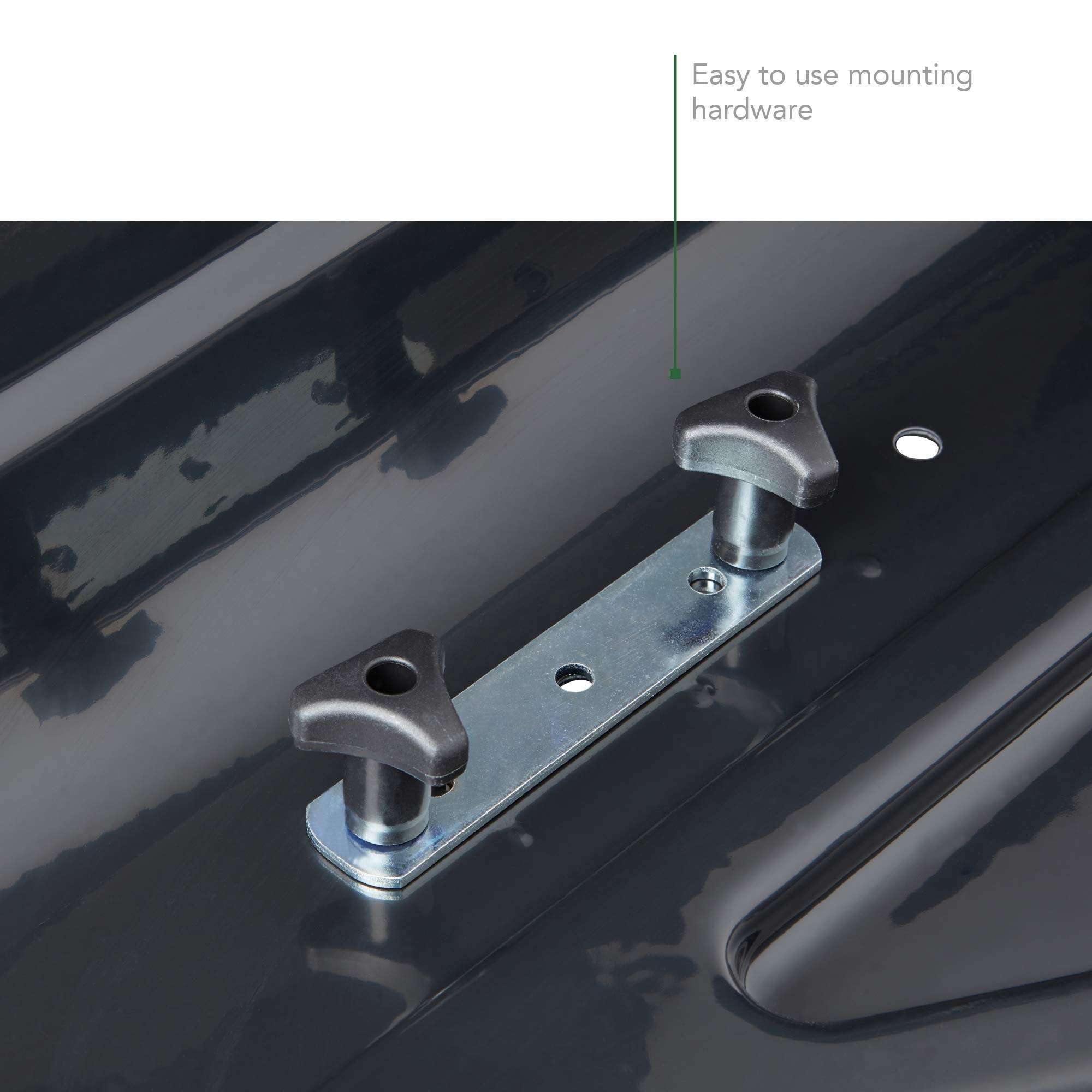 SportRack Vista XL Rear Opening Cargo Box,Black