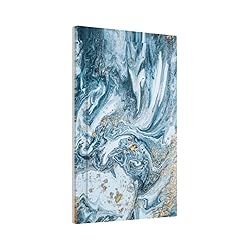 Abstract Turquoise Blue Marble 1 Gang No Device