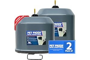 COLD FRONT PRODUCTS Cold Front Product Metal Faucet Cover - Pet Proof Outdoor Faucet Covers - Hose Bib Covers - Water Spigot Protector - Durable Outdoor Spigot Protection - 5.5" x 6.5" x 5.0" (Pack of 2, Gray)