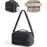 BAGSMART Lightweight Crossbody Bags for Women, Quilted Puffer Shoulder HandBags with Adjustable Strap for Travel