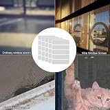 Durdiiy Screen Repair Patch 5pc Self-Adhesive Mosquito Net Mesh Window Tape Grey view 4
