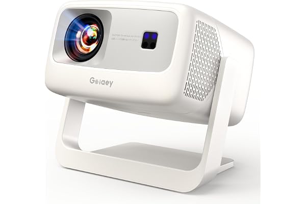 [Next-Gen Daylight-Enhanced/One-Click Official App Downloads/65W Dolby Audio/4K Support]Outdoor Projector with WiFi and Bluetooth, Auto Focus, All-in-One Streaming Proyector, 2026 Upgraded Grey Model