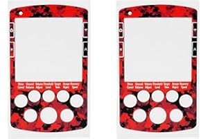 Detecting Innovations Keypad Stickers - Compatible with Minelab Equinox 800 600 2/Pk- Camo Red