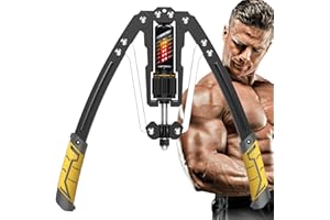 EAST MOUNT Twister Arm Exerciser - Adjustable 22-440lbs Hydraulic Power, Home Chest Expander, Shoulder Muscle Training Fitness Equipment, Arm Enhanced Exercise Strengthener.