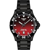 Tissot Seastar 1000, Swiss Quartz, 40mm, Red-Black Dial, Men's Watch