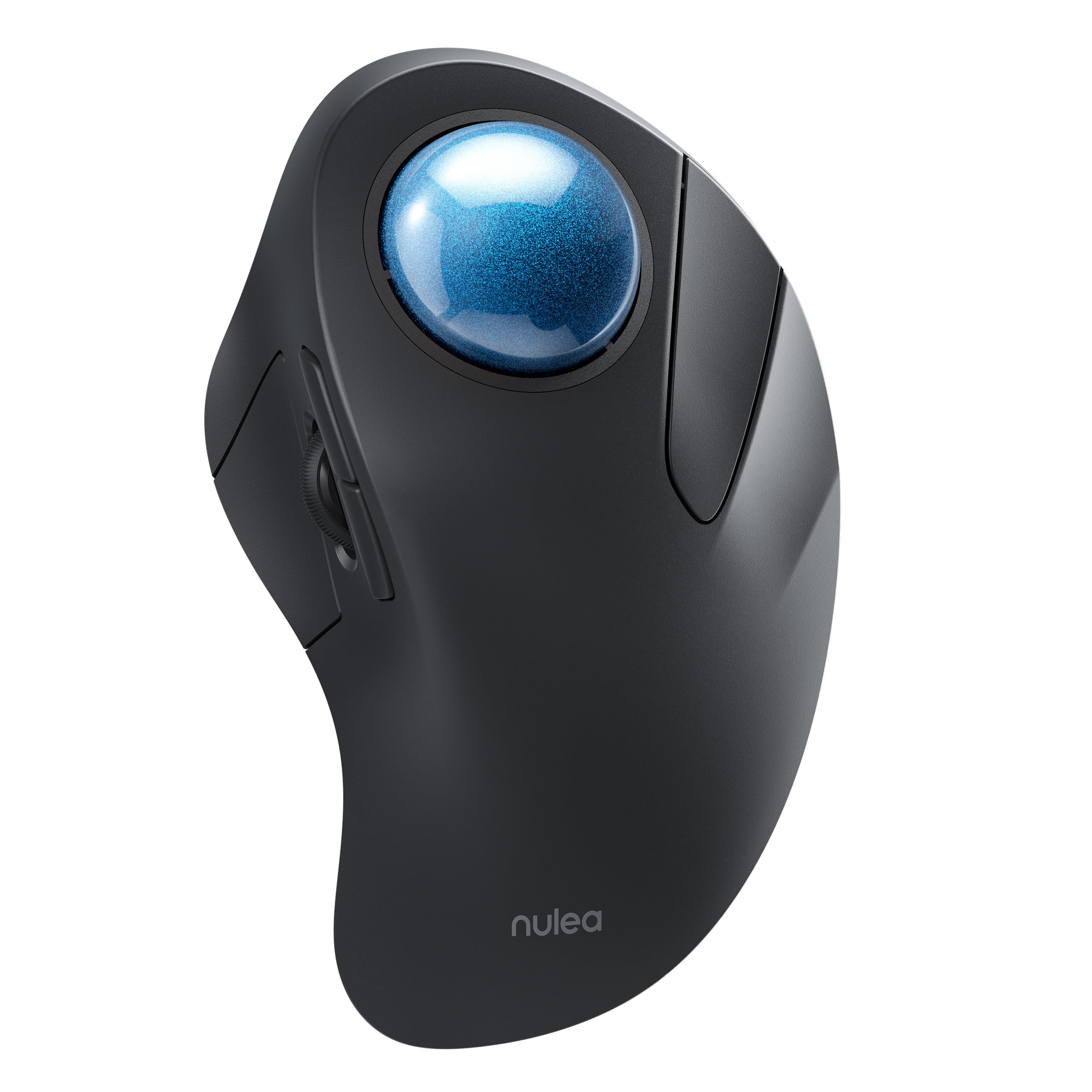 Photo 1 of Nulea Wireless Ergonomic Trackball Mouse, Rechargeable, Bluetooth Rollerball Mouse, 44mm Index Finger Trackball, 5 Adjustable DPI, Compatible with PC, Laptop, iPad, Mac, Windows, Android