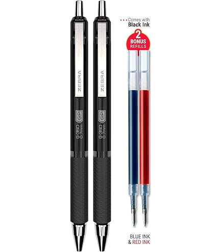 Zebra GR8 Retractable Gel Pens - Black Medium Point, Pack Of 12 Smooth Writing Pens