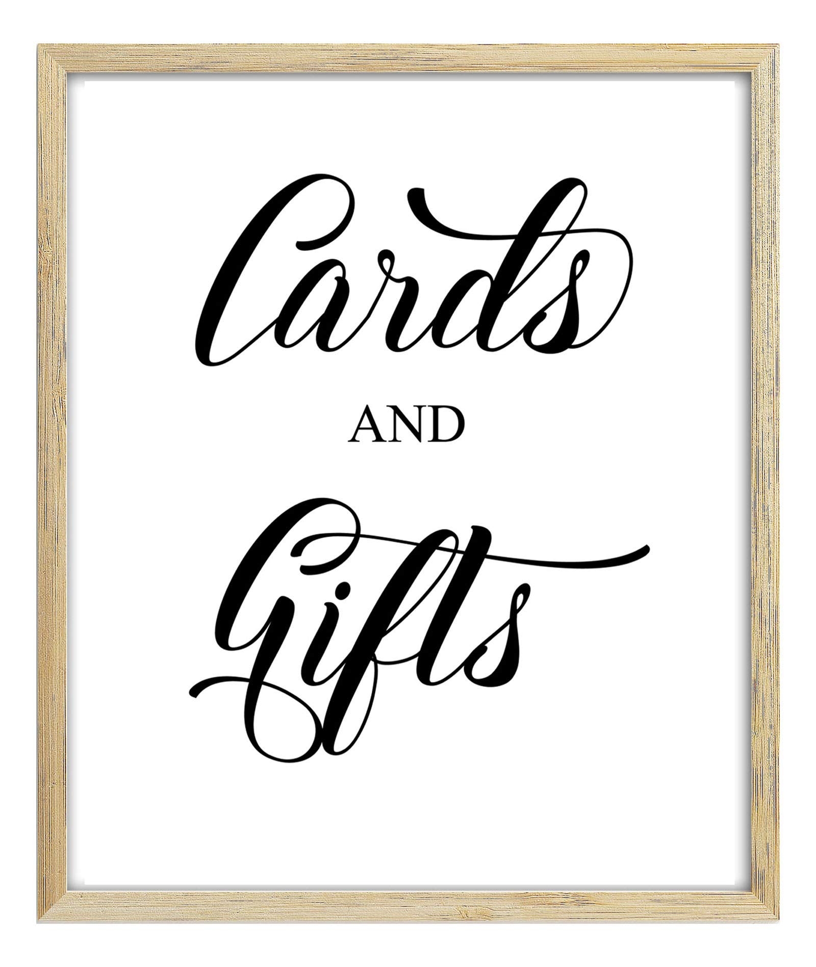 Darling Souvenir Cards and Gifts Wedding Decor Sign, Calligraphy Party Print Wedding Signage - 3 (Frame Not Included) โ image 1