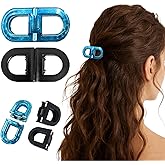 2Pcs Magnetic Hair Clips – Strong Hold No-Slip Magnetic Hair Styling Clips, Seamless 2-in-1 Design for Easy Everyday Hairstyles,Clip No Crease,Gentle on All Hair Types Strong Hold