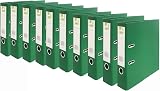 Q-Connect 70mm Lever Arch File A4 Green Pack of 10 KF20022