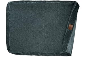 Floppy Dawg XL Dog Bed Replacement Cover. Removable and Machine Washable Cover for Mattress and Rectangular Pillow Beds. 48L x 30W. Gray with Gray Top.