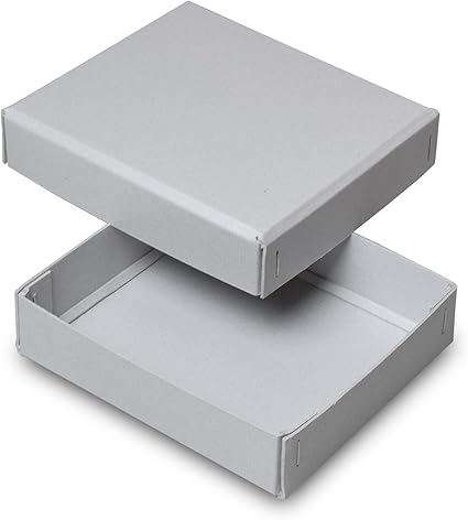 Amazon 彩箱no 04 銀鼠 10個セット ギフトボックス 箱 プレゼント用 ギフト箱 ギフト用 贈答用 収納 ふた付き 化粧箱 おしゃれ アクセサリー 紙箱 厚紙 丈夫 頑丈 ふたつき 小物入れ 紙製 ギフトボックス 文房具 オフィス用品