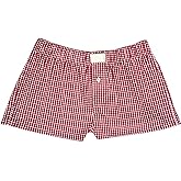 Women Pajama Shorts Buffalo Plaid Lounge Pajamas Y2k Pj Boxer Shorts Mini Gingham Print Short Pants Sleepwear