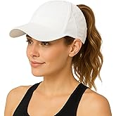 TOP-EX Cooling UV 50 High Ponytail Baseball Cap for Women - Most Women Start with S/M - Breathable for Running Golf Sports
