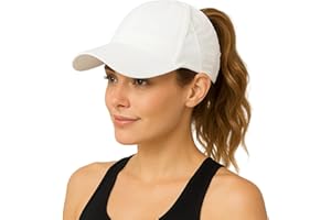 TOP-EX Cooling UV 50 High Ponytail Baseball Cap for Women - Most Women Start with S/M - Breathable for Running Golf Sports