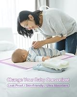 Buyockss 100 Pack Disposable Baby Changing Pads Ultra Soft 13 x 18 in view 2