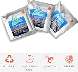 TOURIT Reusable Ice Packs 3 Pack 9.75 x 9.75 x 1 in Cooler Gel Packs view 4