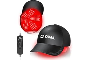 CAYAMA Red Light Hair Growth Cap – 528 High-Density LEDs, Light-Based Hair & Scalp Care Device for Men & Women