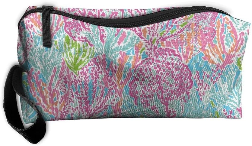 Roomy Cosmetic Bags With Zipper For Travel Lilly Pulitzer Portable Ladies Hand Bag