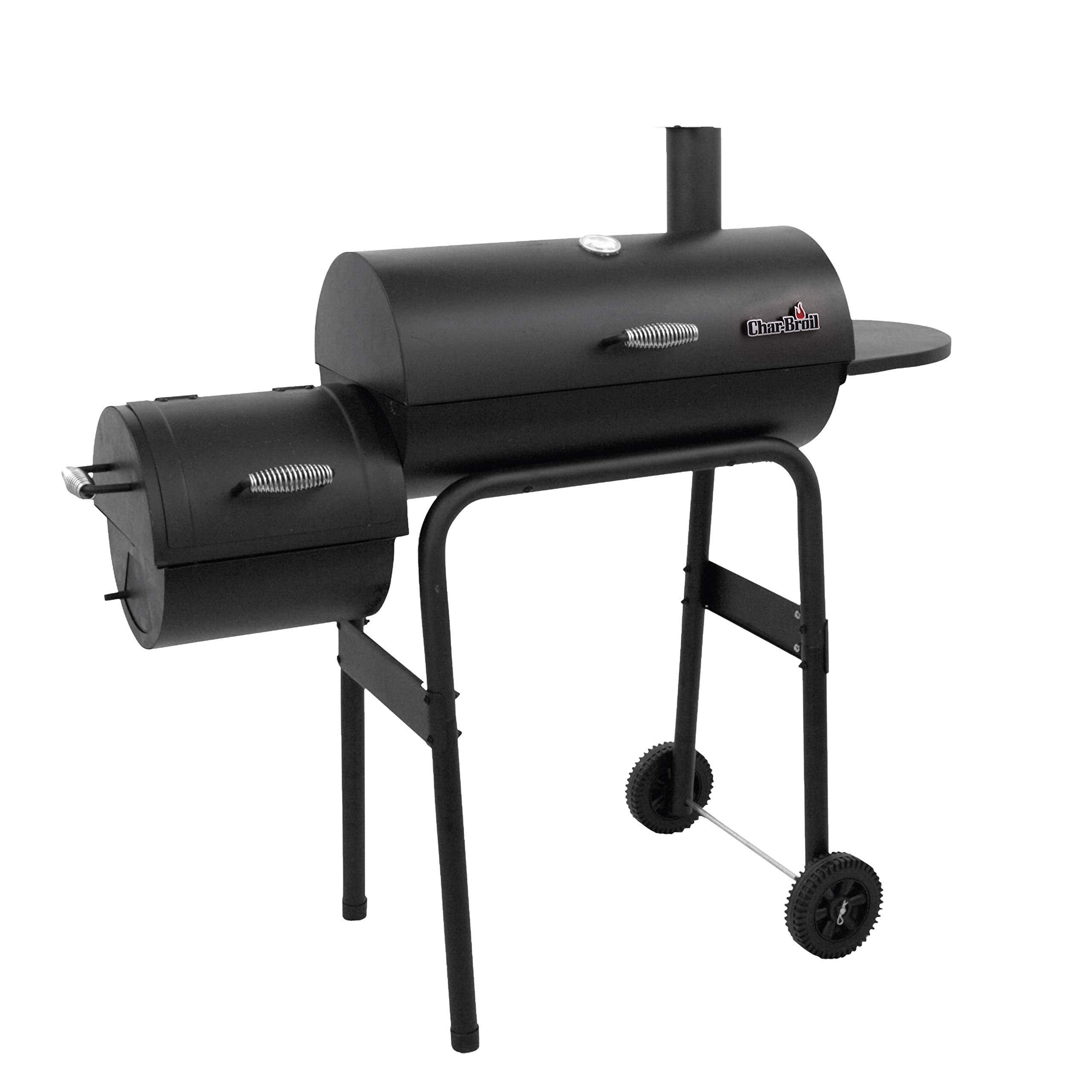 Char-Broil 12201570-A1 American Gourmet Offset Smoker, Black,Standard