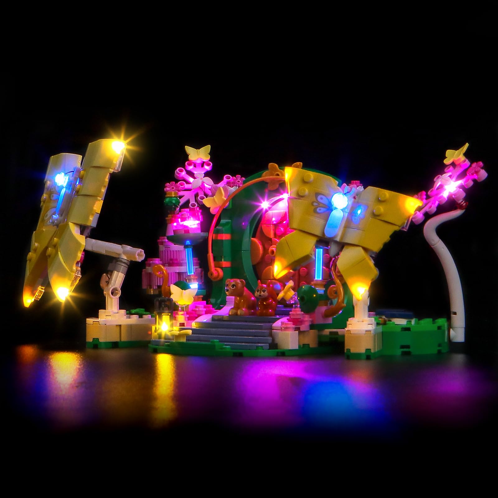 Light Kit Compatible with Lego Glinda's Wedding Day 75688 (No Model), Decoration Lighting Set Compatible with Lego Glinda's Wedding Day Creative Toys