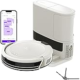 Shark Navigator Robot Vacuum with Bagless 30-Day Capacity Self-Empty Base, Powerful Suction, SmartPath Navigation, Self-Clean