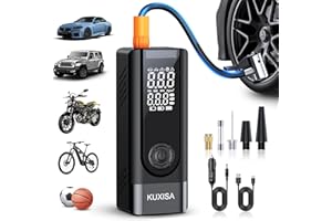 Tire Inflator Portable Air Compressor, 180PSI Air Compressor with Digital Pressure Gauge, 25000mAh & 3X Faster Portable Air P