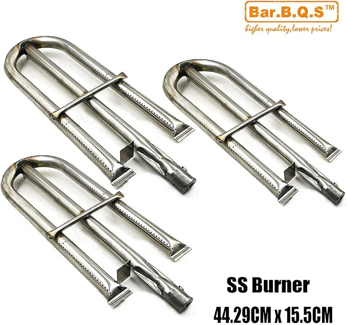 4er Pack Edelstahl-Brennerrohre DA111 – Verstellbar 12,7–21,6 Cm, Für Charbroil & Kenmore Grills
