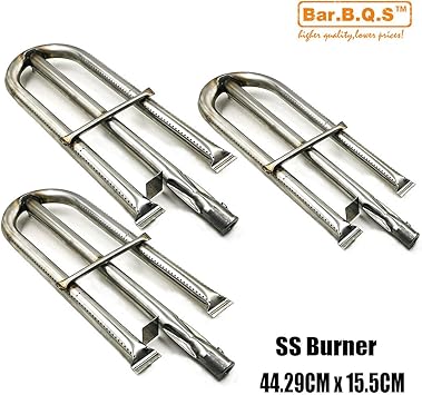 10191 (3er Pack) Gas Grill Ersatzteile Edelstahl Rohr Rohr Brenner für