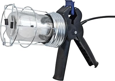 Faithfull 10W LED Inspection Lamp 800 Lumens 240V Clamp Light 5M Cable