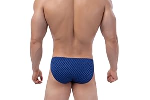 Men's Big Pouch Briefs Underwear Breathable Bikini Sporty Underpanties for Men