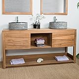 Wanda Collection Meuble De Salle De Bain En Teck Florence Double