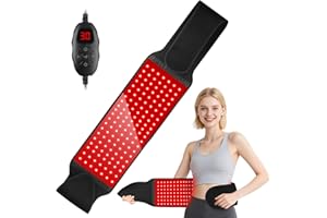 LITDUCK Red Light Therapy for Body, 140 leds Infrared Light Therapy for Shoulder Waist Muscle, Upgraded 3 in 1 Led Beads, 660nm Red Light & 850nm Near Infrared Light Therapy Belt