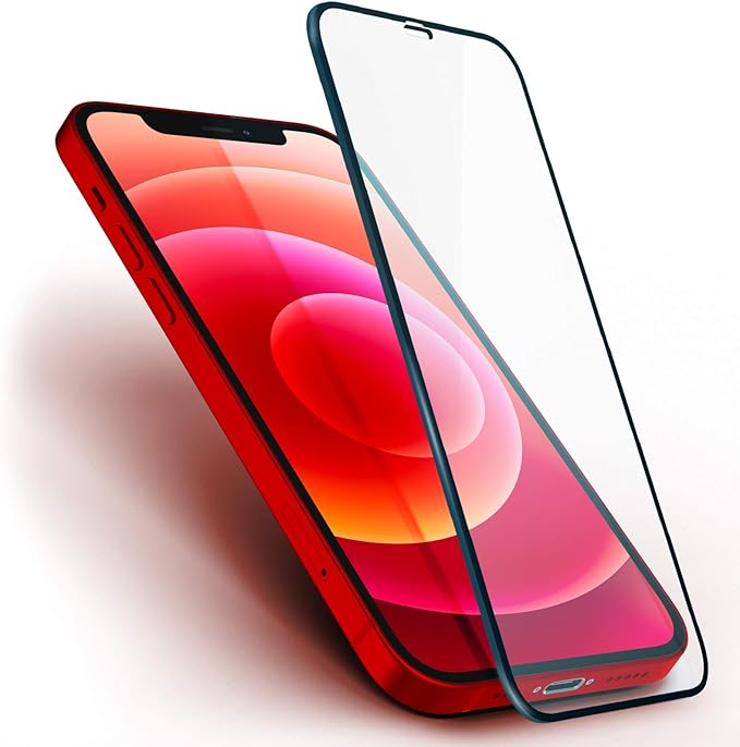 Spigen Full Coverage Tempered Glass Screen Protector for iPhone 12 and