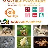 LUCKY HERP Ceramic Heat Emitter 150W Reptile Bulbs 2Pack E27 Vivarium view 7