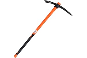 TABOR TOOLS Pick Mattock with Fiberglass Handle, Garden Pick Great for Loosening Soil, Archaeological Projects, and Cultivati