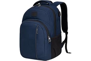 LARIPOP Travel Laptop Backpack,15.6 Inch Business Laptop backpack for Men Women with USB Charging Port,Water-Resistant Laptopack Weekender Daypack for Work College Computer