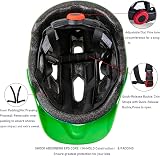 SIFVO Kids Bike Helmet Boys Girls 5-14 Adjustable 50-57cm with Visor view 5
