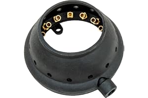 GSW Chinese Wok Range 20 Tips Natural Gas Speed Burner, 9" Diameter, 1/2" Gas Pipe Inlet, WR-JBC9NG-20 (9" 20-Tip NG)