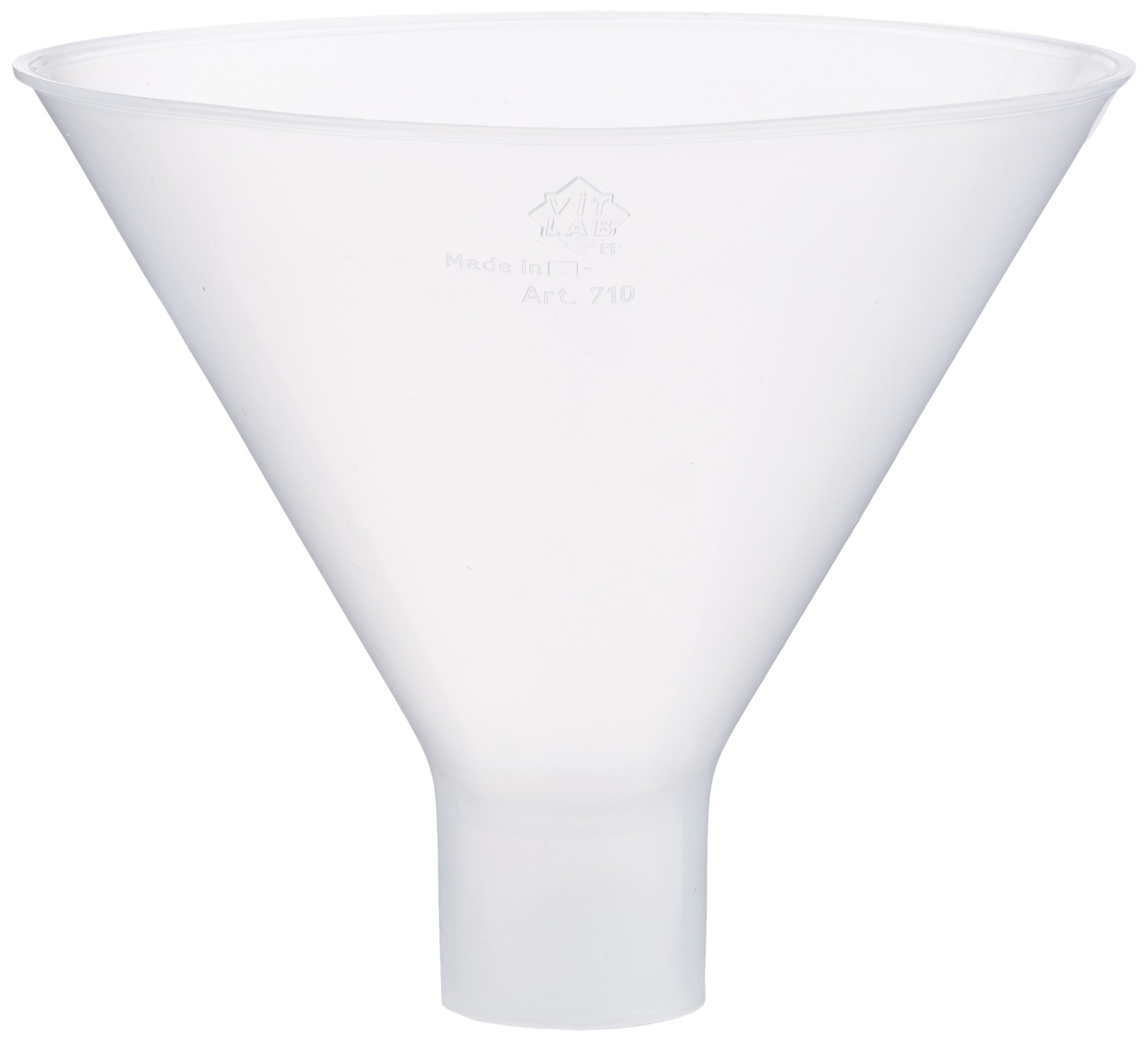 neoLab E-1663 Pulvertrichter (PP), 120 mm diameter, handle 27 mm in diameter