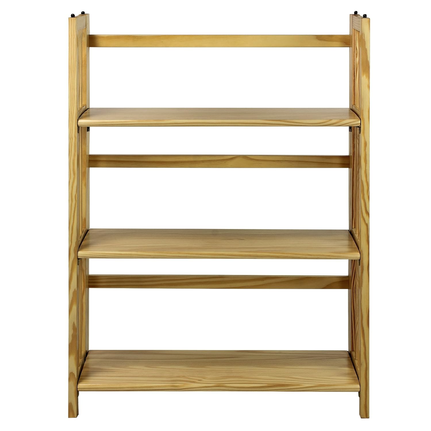 Casual Home 3 Shelf Folding Stackable Bookcase, Natural 30159330208 eBay
