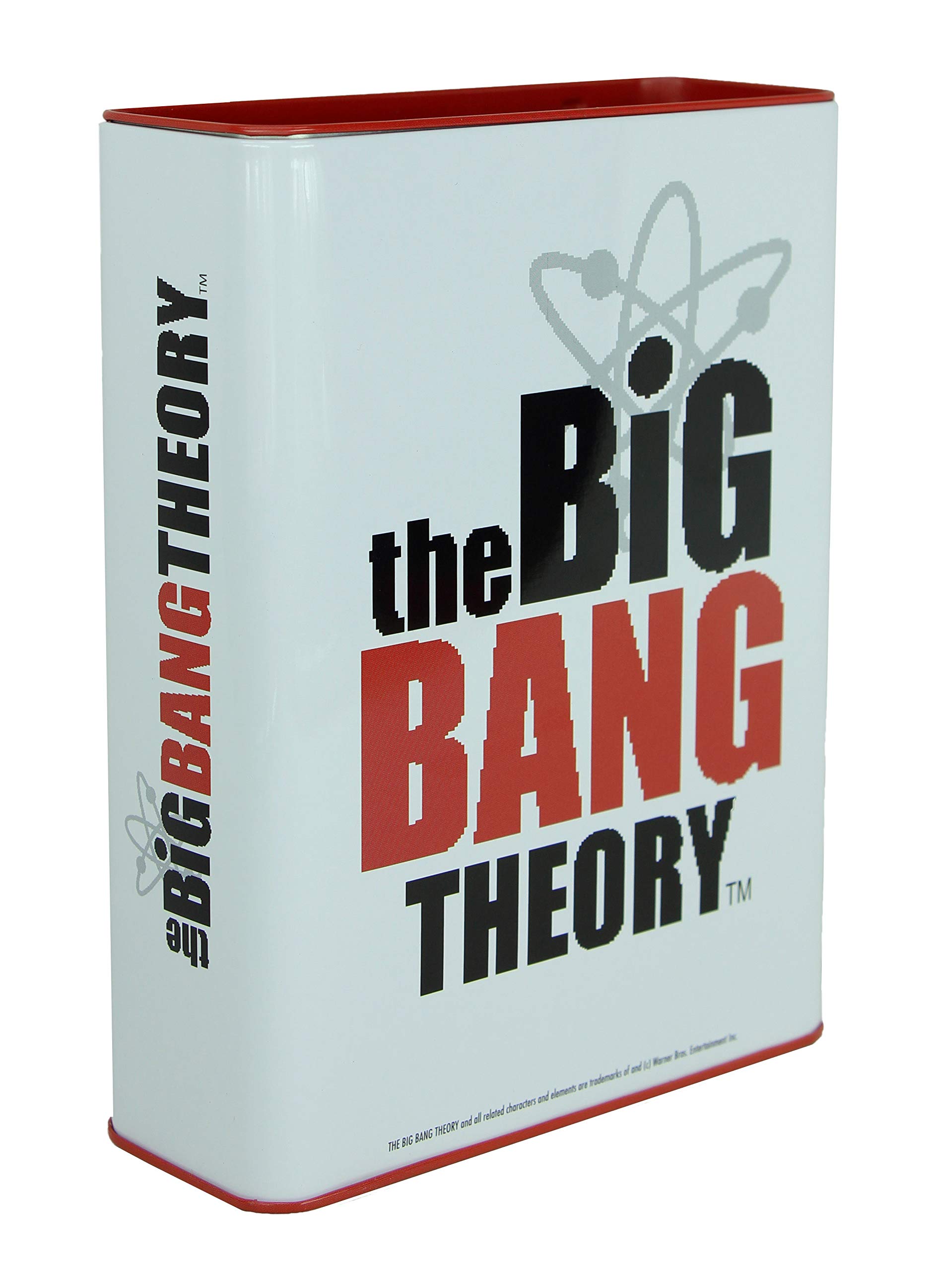 The Big Bang Theory Metal Money Tin - Money Box 8-bit Design with Leonard, Sheldon, Howard, and Raj