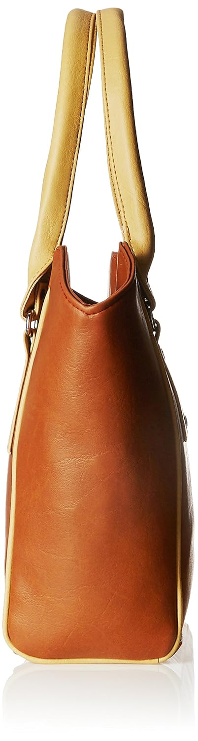 fantosy women's handbag (tan and beige) (fnb-356)