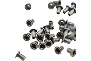 TOWONDER Solid Brass Grommets Tiny Grommets Eyelets Self Backing for Bead Cores, Clothes, Leather, Canvas 600pcs