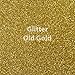 Siser Glitter Heat Transfer Vinyl 20" x 12" Sheet (Old Gold)
